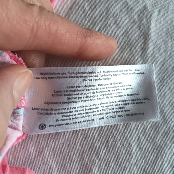 Carter's Baby Girl Shorts Size 12 Months Coral Butterfly Graphics - Picture 6 of 10